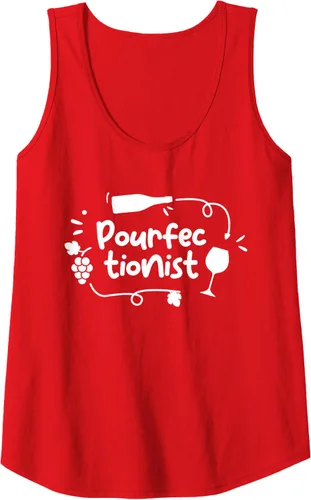 Vista 12 de Booze Joke for Red Wine Lover and Connoisseur Tank Top