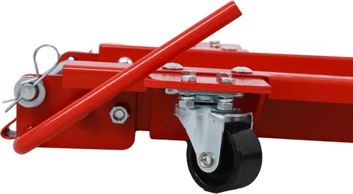 Vista 7 de Widow Cruiser-Dolly - Rodillo de acero para motocicleta, motor rojo para ATV y garaje, rollo resistente (1,250 libras), rojo
