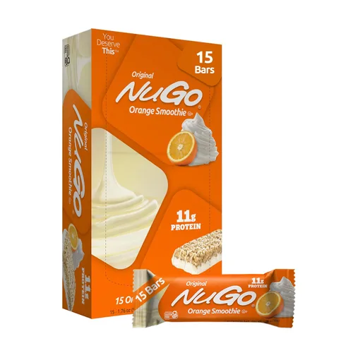 Vista 17 de NuGo Barra de proteínas, café, 0.39 oz de proteína, sin gluten, 15