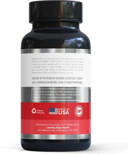 Vista 3 de VigRX Factor de fertilidad 5 para hombres - Suplemento de salud reproductiva masculina con Tongkat Ali LJ100, Panax Ginseng, Zinc y Selenio - Apoya