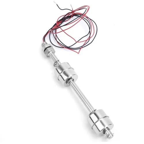 Vista 6 de Sensor de interruptor de flotador de doble bola para control de nivel de agua 0-220V AC/DC 304 Sensor de acero inoxidable para tanques y piscinas