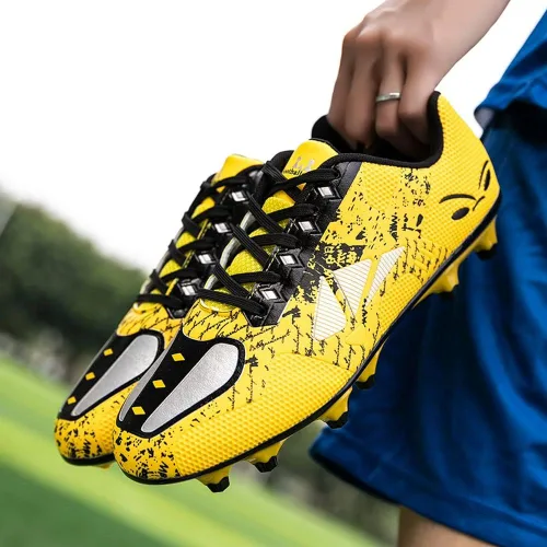 Vista 3 de VAXAV Tenis unisex con tachuelas largas, zapatos de fútbol FG