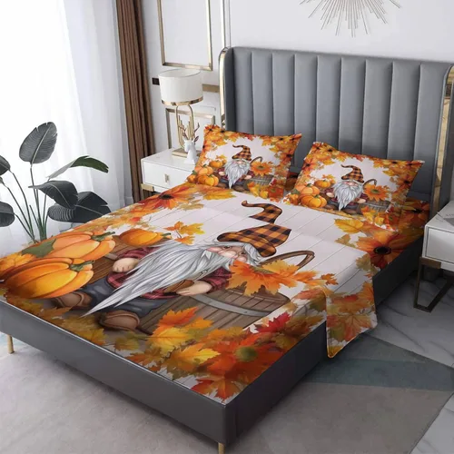 Vista 21 de Sábanas de aguacate tamaño individual – Sábanas kawaii, microfibra suave y bolsillo profundo, sábanas y fundas de almohada estampadas sin arrugas, 3