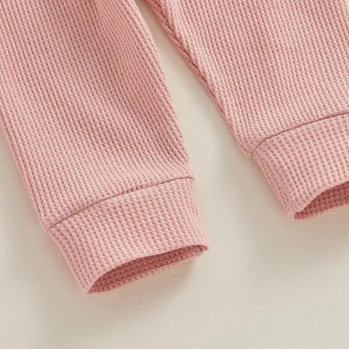 Vista 5 de LAGKIYOJ Conjunto de ropa de punto de manga larga para bebé, niña, niño, otoño e invierno