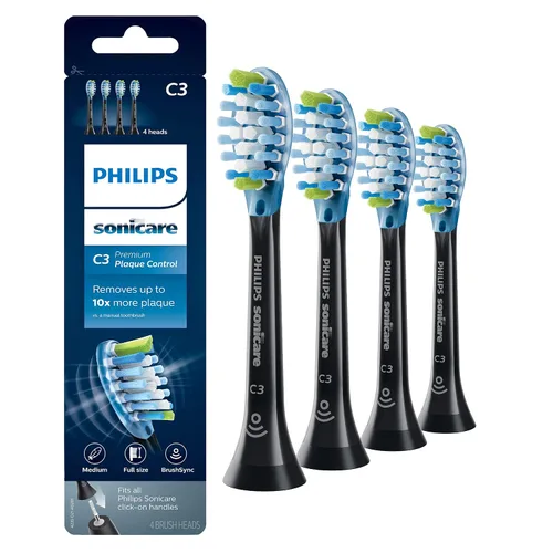 Vista 2 de Philips Sonicare Cabezales de cepillo de dientes de repuesto para control de placa C3 prémium y C2 de control óptimo de placa