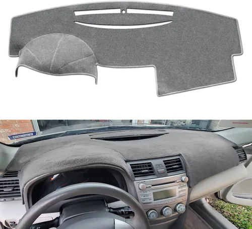 Vista 8 de Cubierta de tablero para accesorios Camry 2007 2008 2009 2010 2011 ajuste personalizado para tablero (beige)