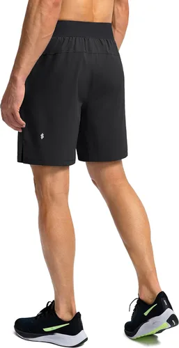 Vista 3 de Men's Running Shorts with Zipper Pockets 7 Inch Lightweight Quick Dry Gym Workout Athletic Shorts for Men