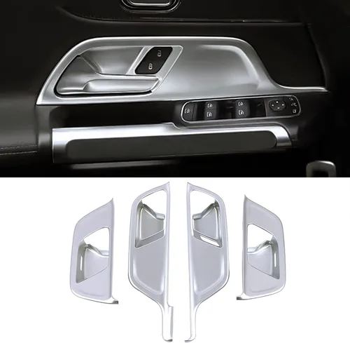 Vista 5 de Cubiertas para manija interior de puerta de automóvil para Mercedes-Benz GLB, protector de cuenco de puerta interior de automóvil, accesorios