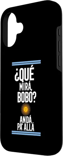 Vista 2 de iPhone 16 Qué Miras Bobo - Funda Mirabobo, Quemira Mirá