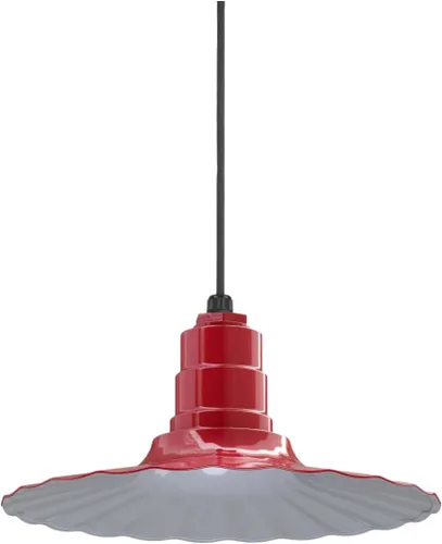 Vista 65 de Steel Lighting Co. Colgante Eagle Rock Lámpara montada en el techo Onda radial de 16 pulgadas vástago de 12 pulgadas Acero resistente