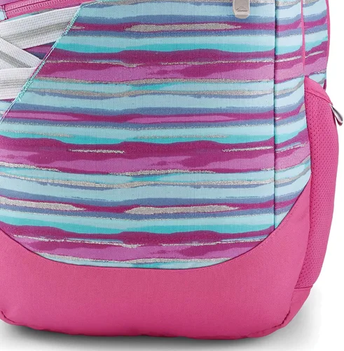 Vista 8 de High Sierra Outburst 2.0 - Bolsa de mano para libros con funda acolchada para tablet portátil, Rayas de acuarela, Tradicional