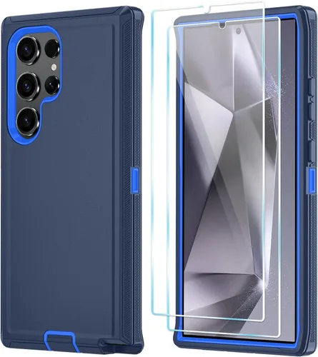 Vista 71 de ONOLA Funda compatible con Samsung Galaxy S24 Ultra con protector de pantalla HD, resistente a los golpes y a las caídas, funda de 3 capas