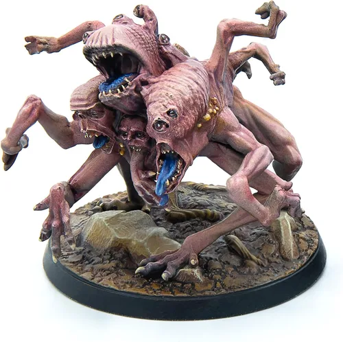 Vista 4 de Modiphius: Fallout: Wasteland Warfare: Super Mutants - Centaurs - 2 Figuras, Ola Forjada en Fuego, Miniaturas de Resina Multiparte de 32 mm Sin