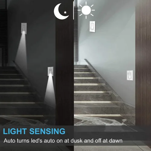 Vista 3 de SOZULAMP - Paquete de 10 interruptores de luz de pared de 3 vías con luz nocturna LED de 15 amperios 120/277 voltios, interruptor blanco basculante