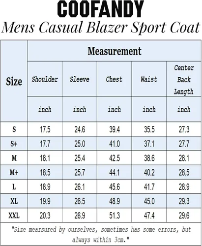 Vista 6 de COOFANDY Chaqueta casual para hombre, chaqueta deportiva ligera de dos botones