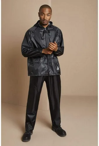 Vista 3 de Result Traje para lluvia impermeable peso pesado para hombre (traje de campera y pantalón)
