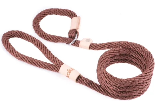 Vista 46 de Alvalley Correas de cuerda para perros con tapón, correas antideslizantes para mascotas para perros, correa suave trenzada sin tirones, ajustable