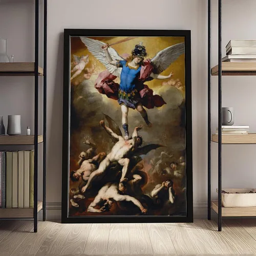 Vista 4 de XOQO The Fall of The Rebel Angels by Luca Giordano Baroque Prints Posters Canvas Deco Paintings Vintage Wall Art For Living Room Bedroom Office