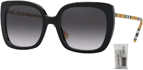 Vista 2 de BURBERRY BE4323 Square Sunglasses for Women BUNDLE with Designer iWear Eyewear Care Kit