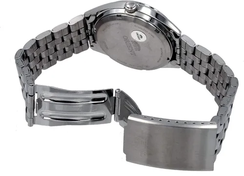 Vista 2 de Orient RA-AB0E08L Mens 3 Star Stainless Steel Blue Dial Day Date Automatic Watch