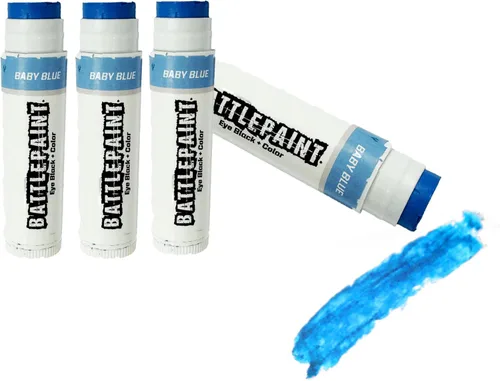 Vista 12 de EyeBlack BattlePaint - Grasa negra para debajo de los ojos de colores brillantes para atletas profesionales y súper fanáticos, béisbol, softbol