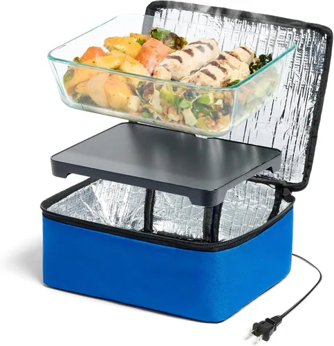 Vista 16 de HOTLOGIC Mini lonchera térmica, calentador eléctrico portátil de alimentos para hombres y mujeres, ideal para el trabajo, la oficina