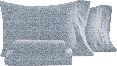 Vista 89 de Linen Market Juego de sábanas de 4 piezas tamaño matrimonial (gris claro cambray) – Duerme mejor que nunca con estas sábanas ultrasuaves y Cambray
