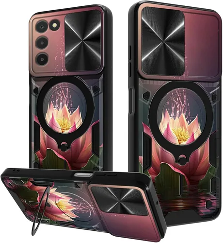 Vista 58 de Funda para Samsung Galaxy A03S de 6.5 pulgadas, funda protectora resistente con función atril giratorio de 360 grados, funda protectora resistente
