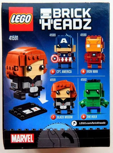 Vista 2 de Kit para construir LEGO BrickHeadz de la Viuda Negra 41591