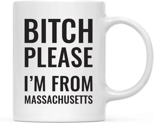 Vista 50 de Andaz Press Taza de café de 11 onzas, regalo de broma, Bitch Please I'm from Alabama, paquete de 1, incluye caja de regalo, divertidas ideas