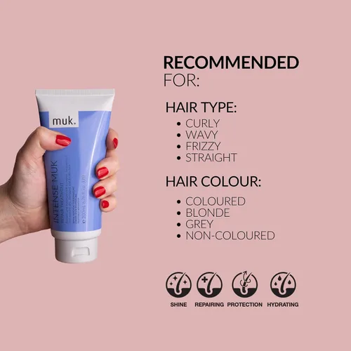 Vista 5 de MUK. Tratamiento Reparador Intenso para el Cuidado del Cabello - 6.8 fl oz