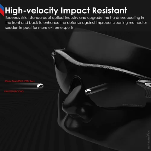Vista 5 de BLAZERBUCK Lentes De Reemplazo Polarizadas Anti-sal Para Oakley Holbrook XL OO9417 - Azul Medianoche