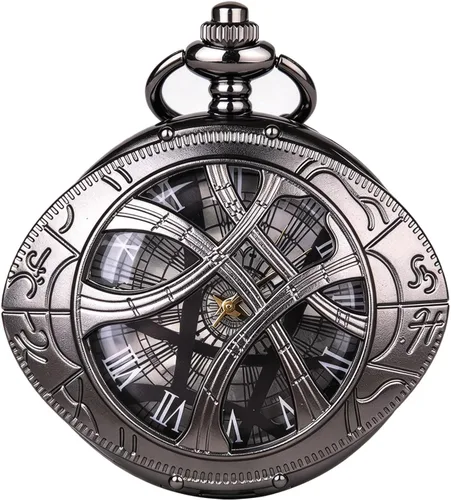 Vista 20 de Men's Pocket Watch, Arabic Digital Dial Pocket Watches with Chain CF104