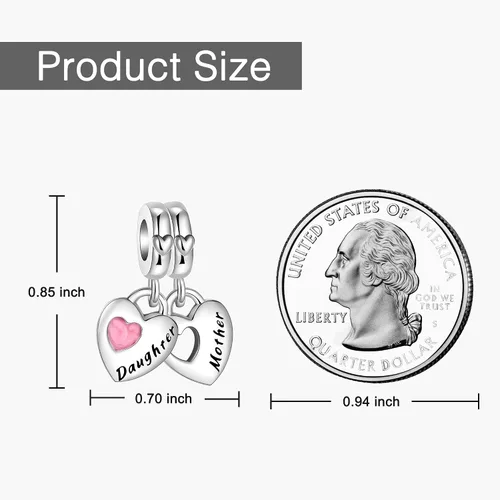 Vista 6 de Dije colgante de plata de ley 925 con forma de corazón y gato, para pulseras y collares, joyería de regalo para mujeres, niñas, familiares y amigas