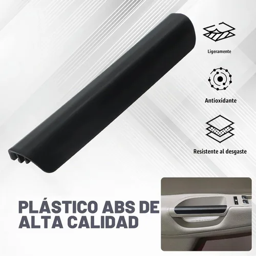 Vista 3 de Jerbor Manija Interior Negra Delantera de Respaldo LH para Puerta Compatible con Ford Escape 2013-2019 Reposabrazos Delantero Tirador Reemplazar
