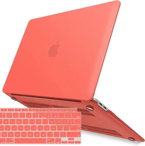 Vista 20 de IBENZER Compatible con Nuevo MacBook Air de 13 pulgadas Funda 2022 2021 2020 M1 A2337 A2179 A1932, Carcasa Rígida de Plástico con Cubierta de azul