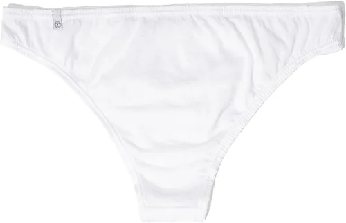 Vista 2 de Tanga de algodón 100% orgánico, suave, de comercio justo, transpirable, ropa interior de algodón Pima diseñada para la comodidad diaria