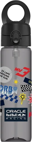 Vista 22 de RhinoShield AquaStand - Botella magnética de 27 onzas, botella de agua de Tritan con tapa con popote, botella deportiva con mango compatible
