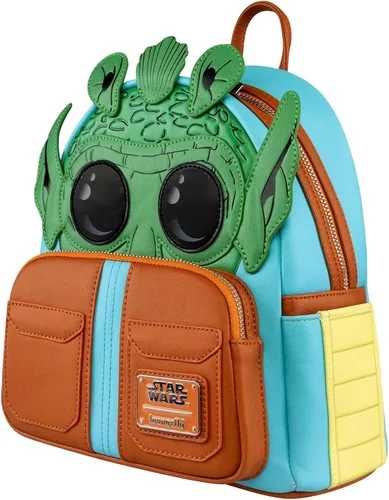 Vista 2 de Loungefly Star Wars Mochila Greedo, multicolor, exclusiva de Tienda