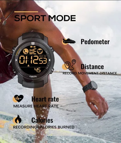 Vista 2 de CakCity Relojes deportivos digitales impermeables para hombre