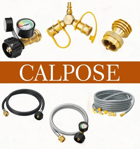 Vista 8 de CALPOSE Adaptador de Recarga de Propano con Válvula y Medidor, Llena Botellas de 1 Libra desde Tanque de 20 Libras, Compatible con Tanque de Propano