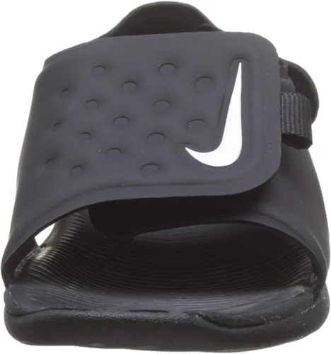 Vista 2 de Nike Sandalias de ajuste de rayos solares para niños pequeños y grandes, NegroBlanco