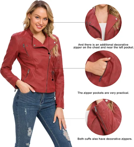 Vista 4 de Fahsyee Women's Slim Trench Coat