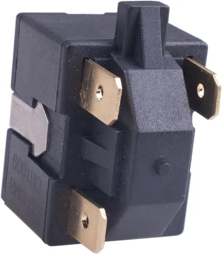 Vista 5 de BestParts P6R8MB OR1009 6748C-0002C Relé de arranque para compresor de nevera 3 pines Compatible with LG, Kenmore, Magic Chef - Mini