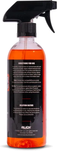 Vista 2 de Slick Products Limpiador y desengrasante de alta resistencia, fórmula cítrica de fuerza profesional para neumáticos, ruedas, motores, cadenas