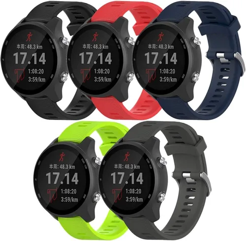 Vista 9 de Correa para Garmin Forerunner 245, banda de repuesto de silicona suave para Garmin Forerunner 245 / Forerunner 645