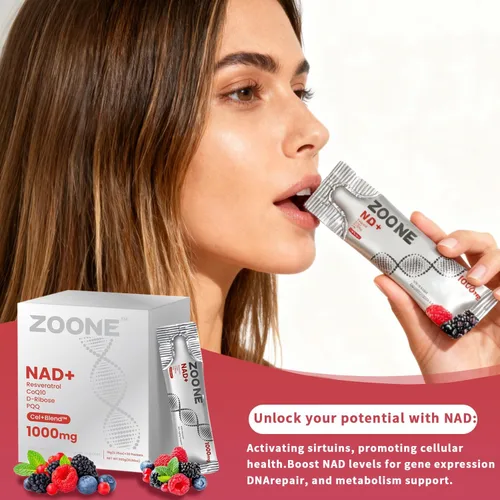 Vista 7 de Suplemento de resveratrol NAD, suplemento líquido NAD+ de 1000 mg, con ribósido de nicotinamida, resveratrol y PQQ, suplementos NAD para hombres