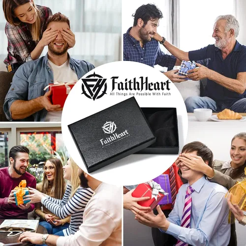 Vista 7 de FaithHeart Viking Thor's Hammer Talismán Collar para hombre, colgante de amuleto nórdico vintage de Mjolnir con cadena de trigo resistente, joyería