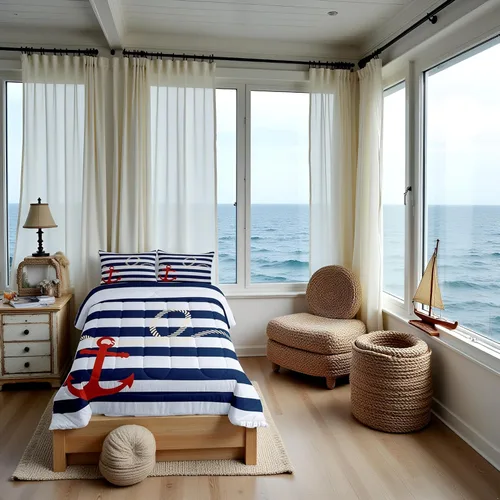 Vista 85 de Juego de edredón Lake Home Camper tamaño King, juego de ropa de cama náutica con ancla para niños, niñas, niños, adultos, decoración de dormitorio