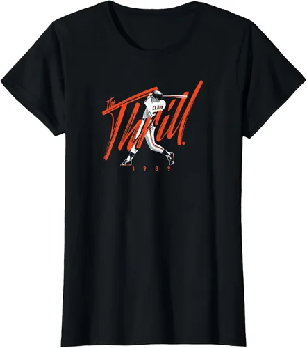 Vista 7 de Will Clark - The Thrill - Camiseta de béisbol de San Francisco, Negro, S
